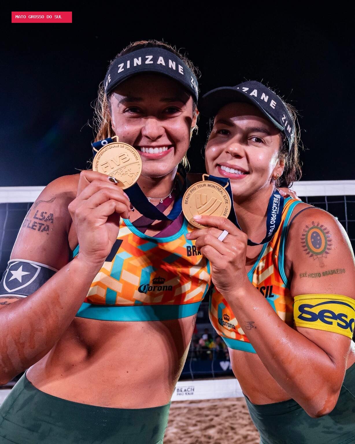 Uma atleta de Ivinhema volta ao topo do vôlei de praia mundial depois de 14 meses, e o fez virando quatro