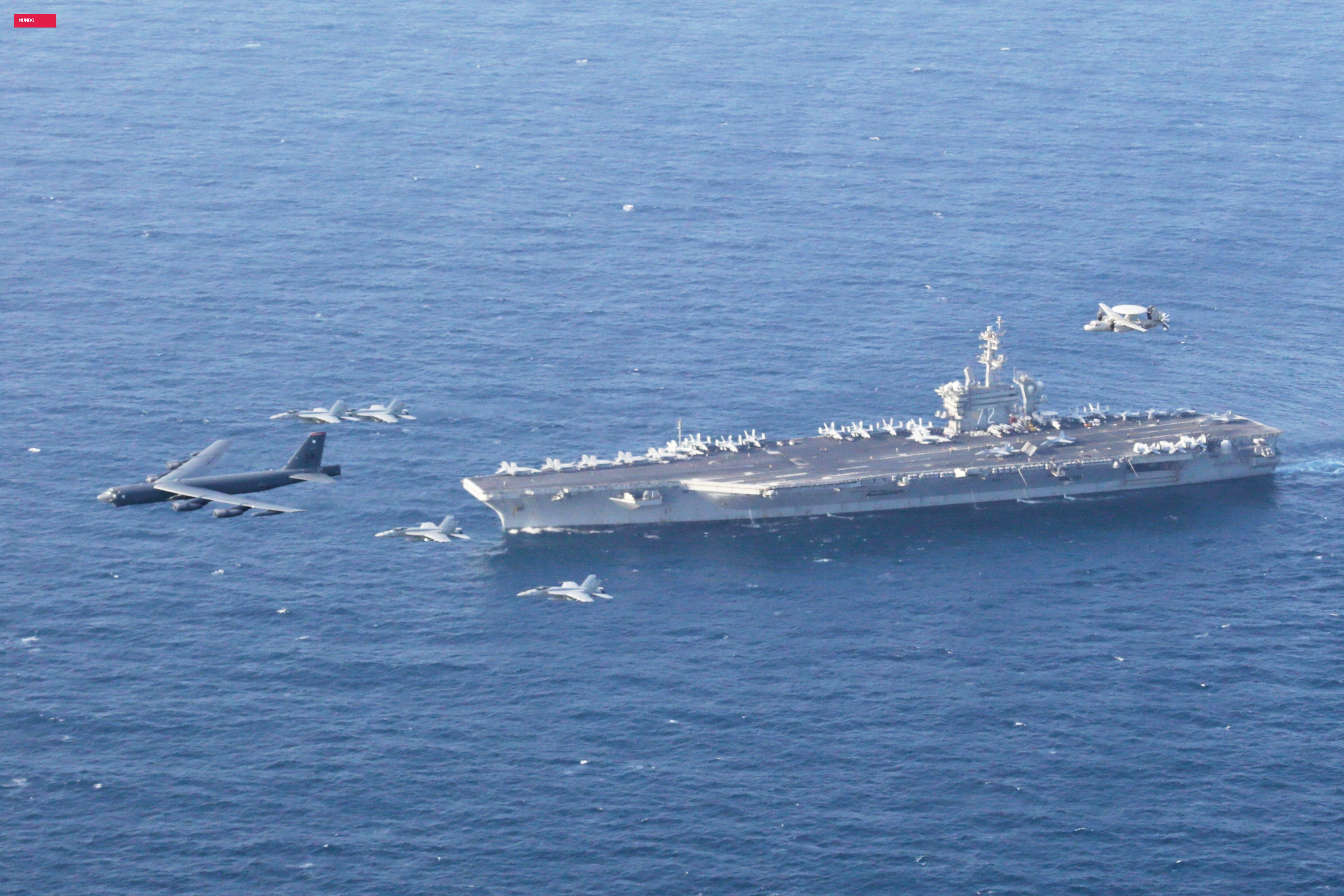 EUA vão trocar porta-aviões no Oriente Médio após denúncias de que marinheiros tentaram pular no mar