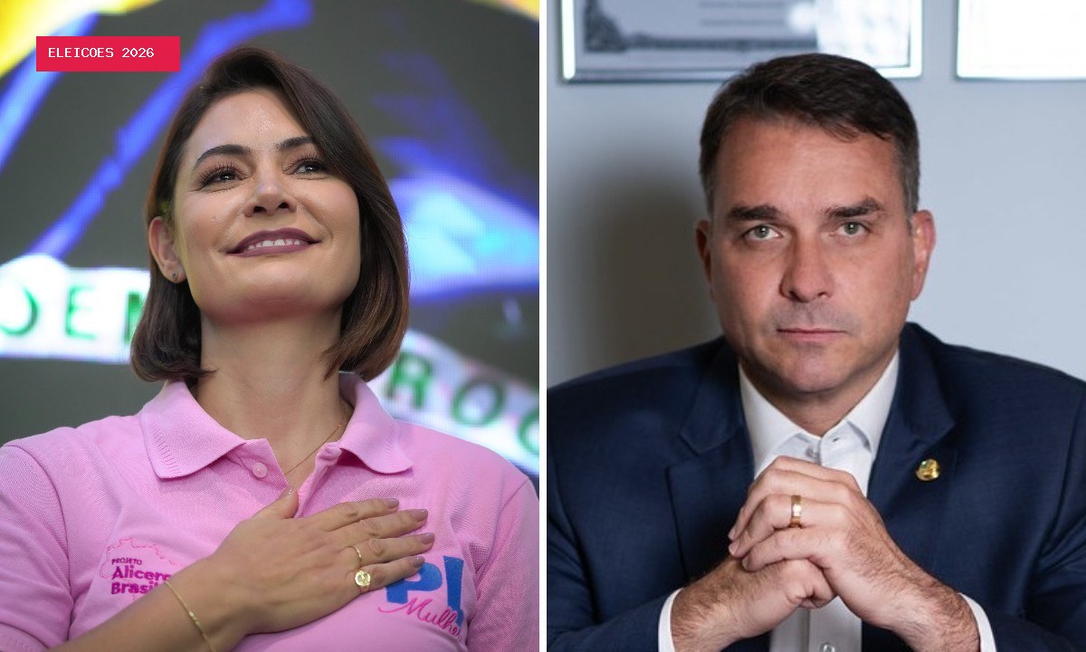 'Levanta a mão aí quem não tem problema na família', diz Michelle após gravar programa eleitoral com Flávio