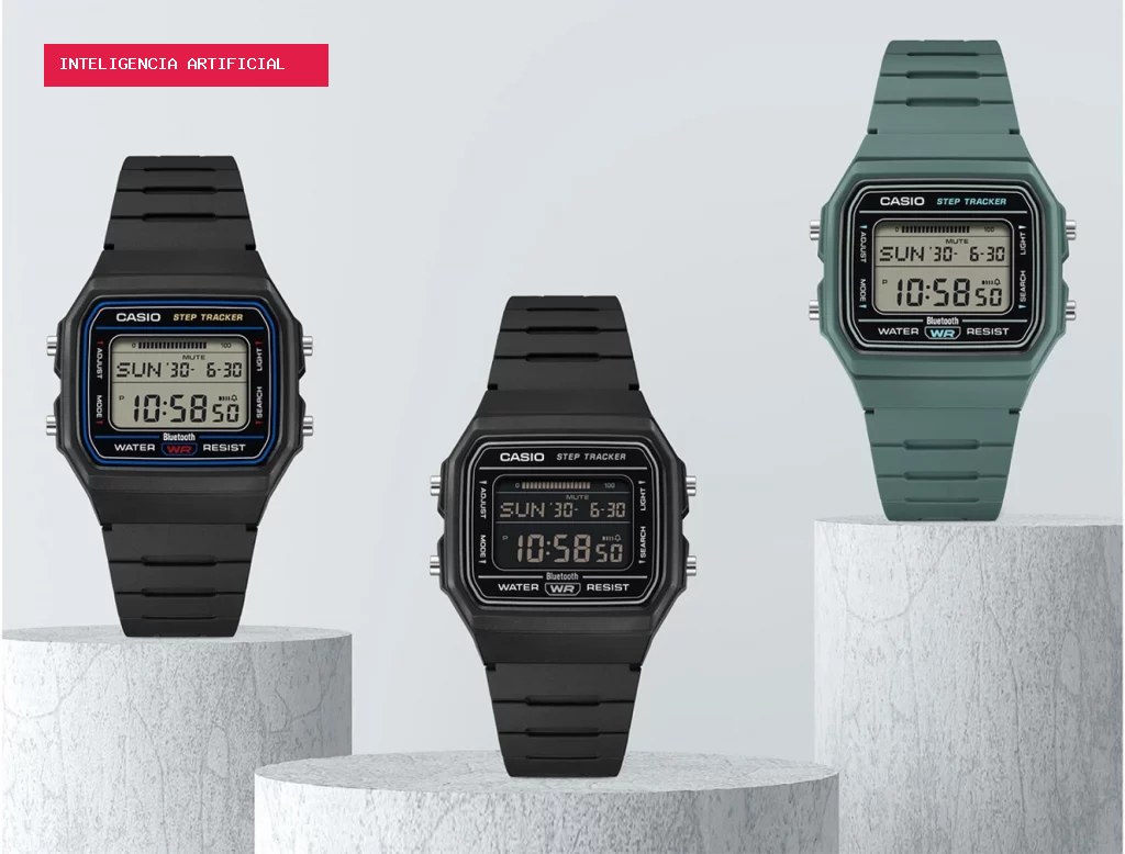 Casio atualiza relógio clássico com funções fitness