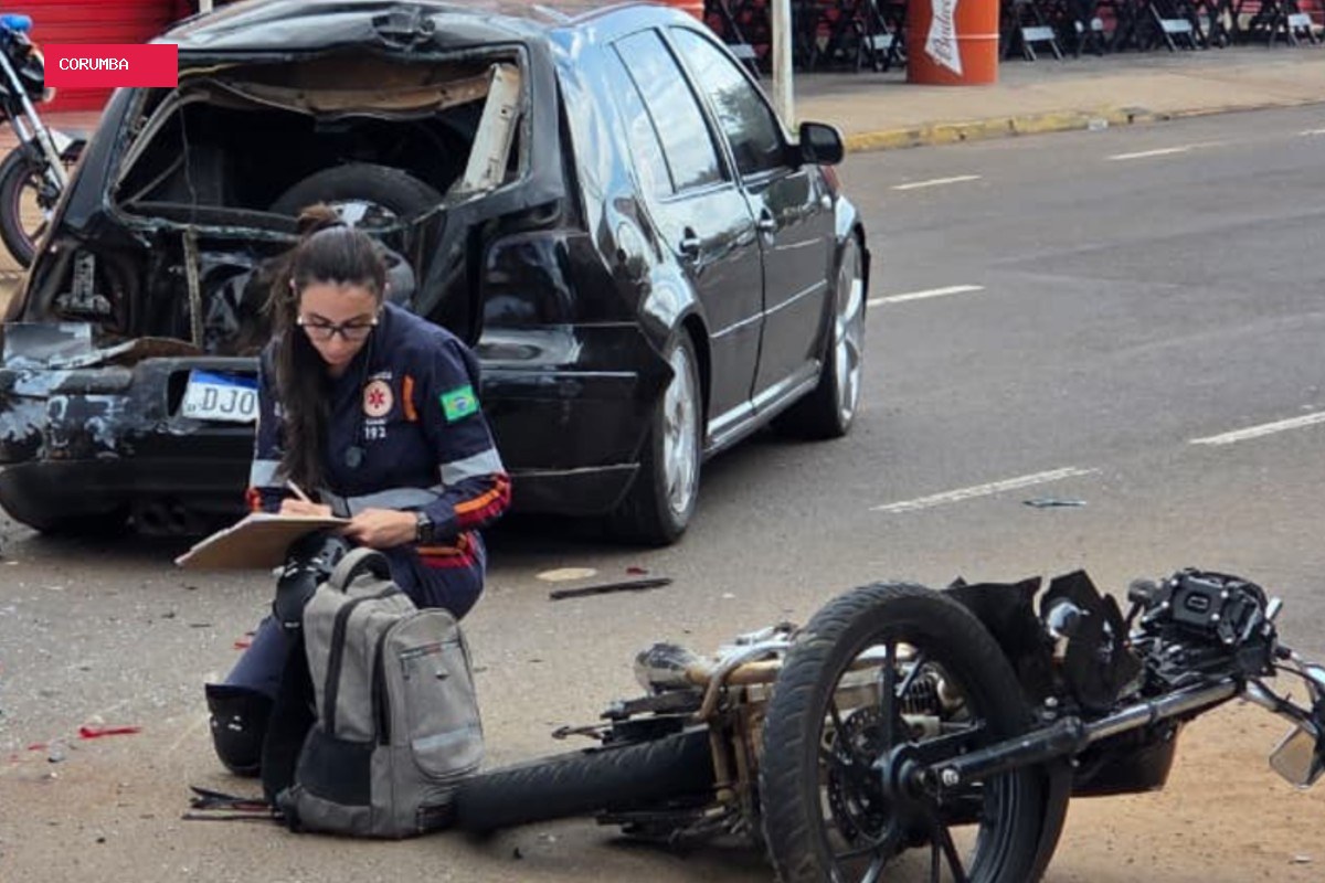Motociclista morre ao bater na traseira de carro na região da UFMS, em Campo Grande