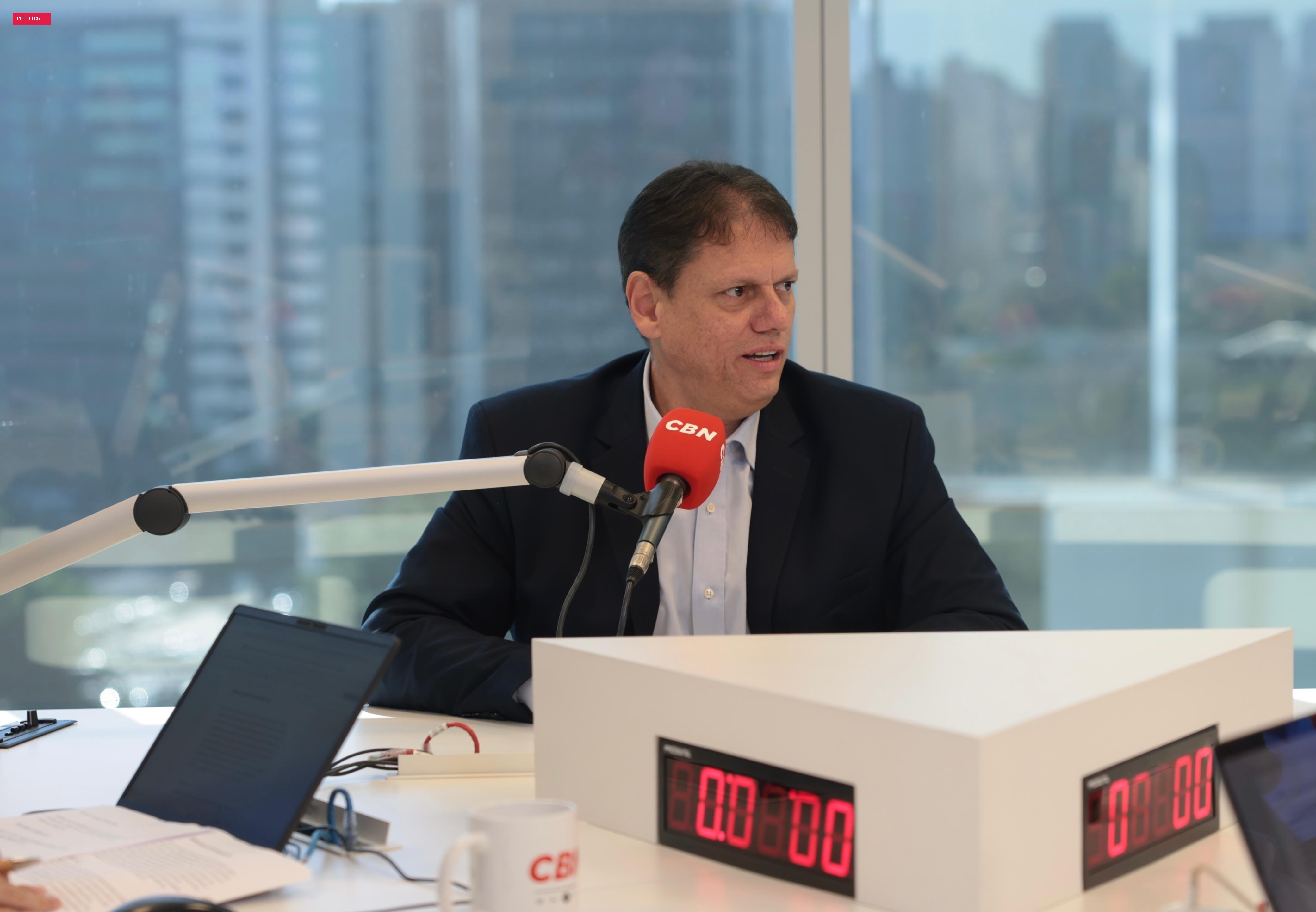 Datafolha: 42% avaliam a gestão Tarcísio como positiva e 23% como negativa em SP