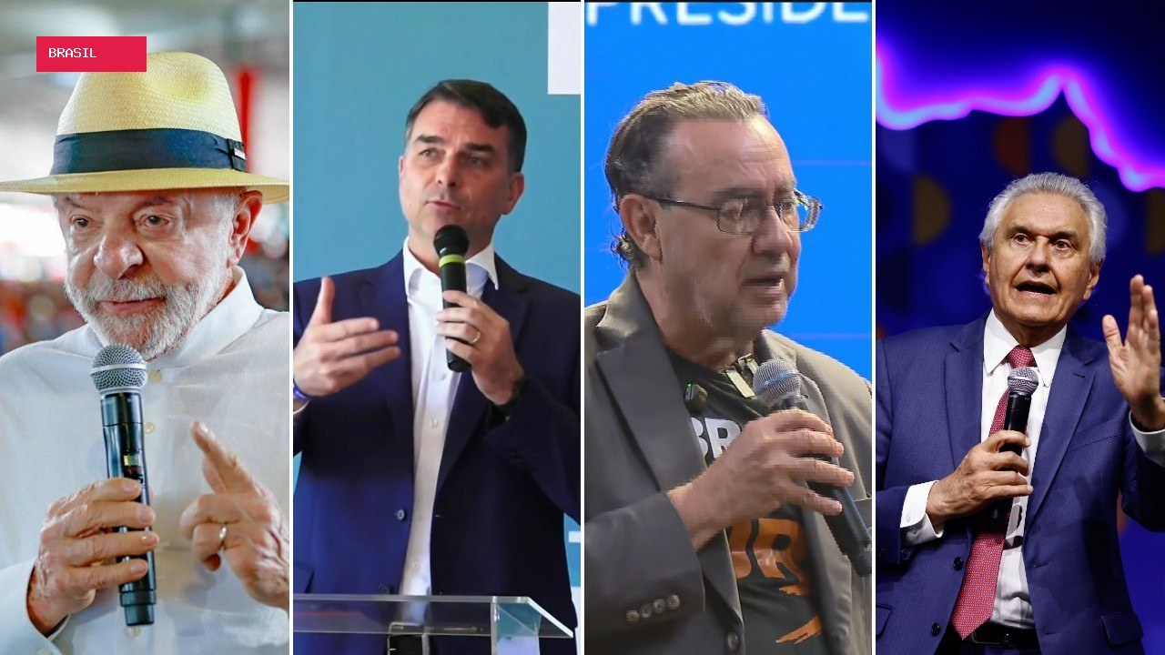 Lula, Flávio Bolsonaro, Caiado e Augusto Cury estreiam propaganda eleitoral no rádio e na TV