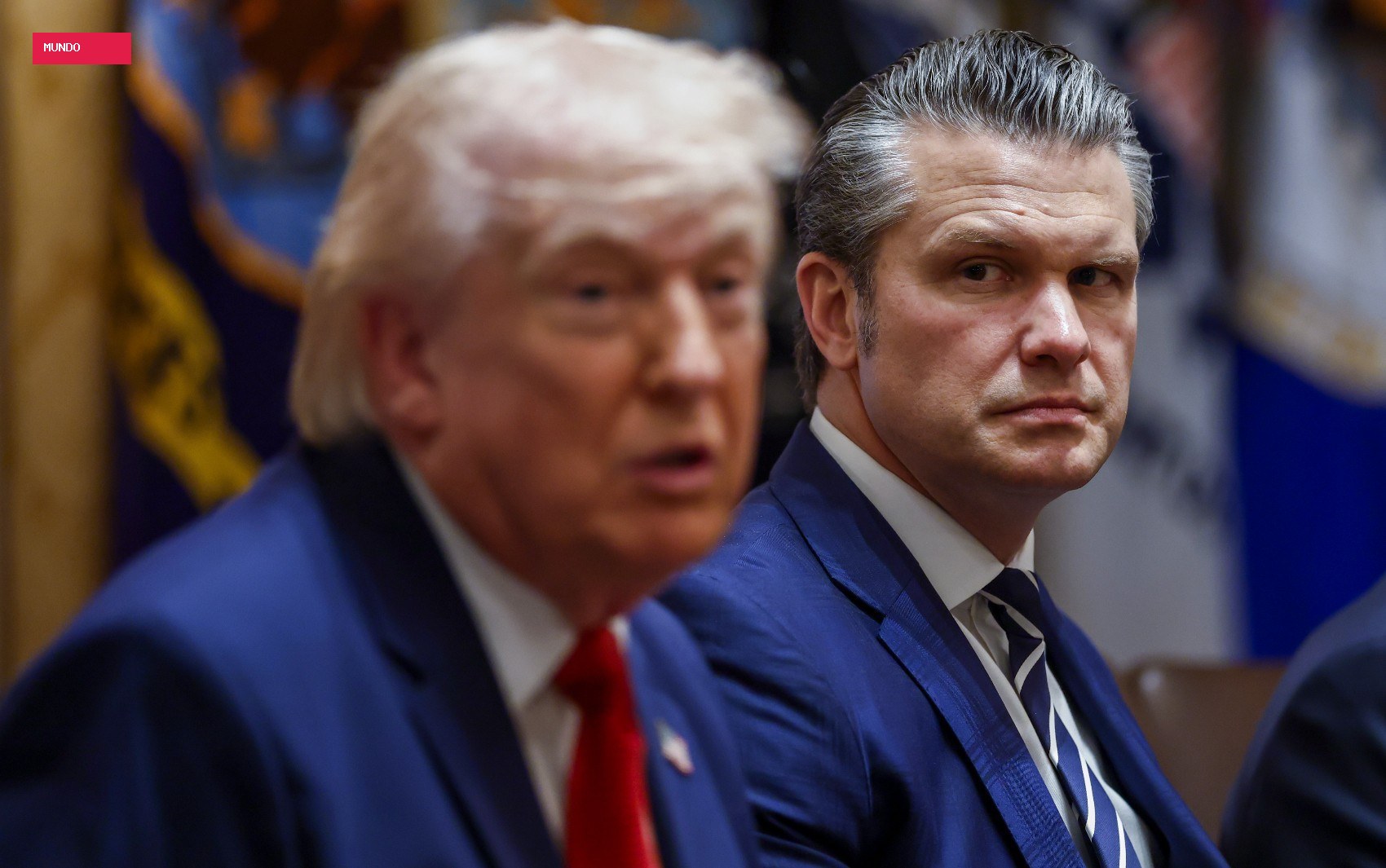 Após relato de bate-boca, Trump diz que está 'extremamente contente' com trabalho de secretário de Guerra