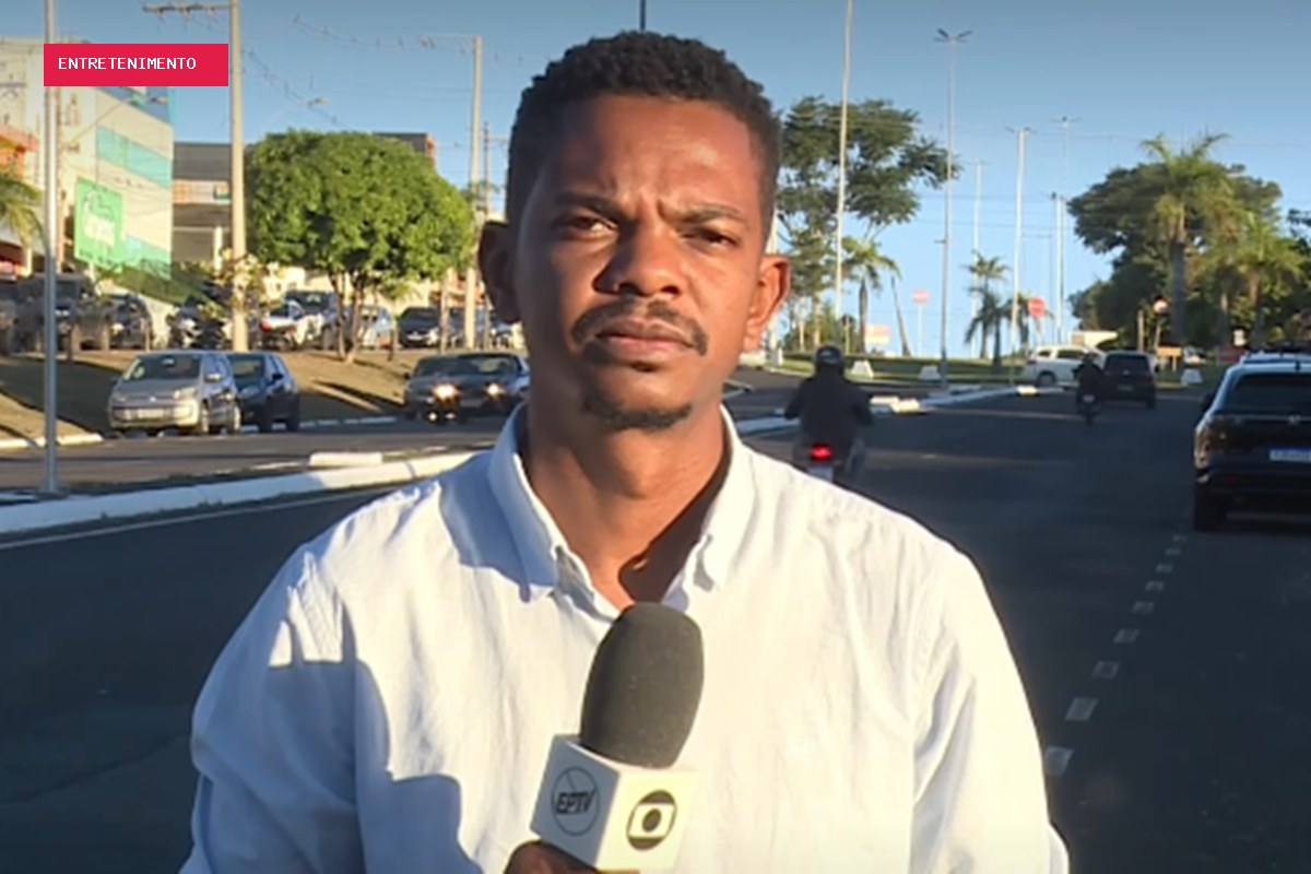 Repórter da Globo quase é atropelado durante gravação
