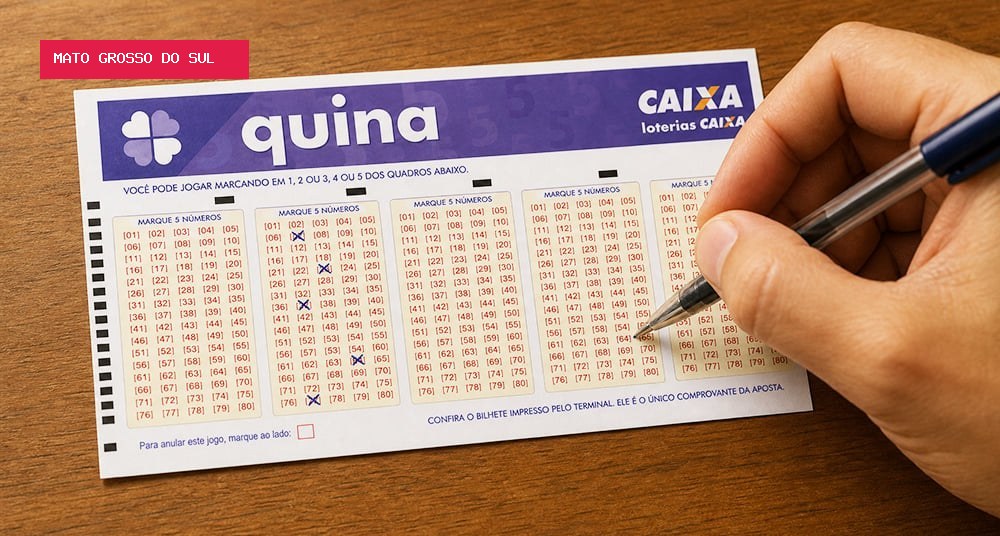 Quina acumula e prêmio sobe para R$ 4,6 milhões nesta quinta-feira