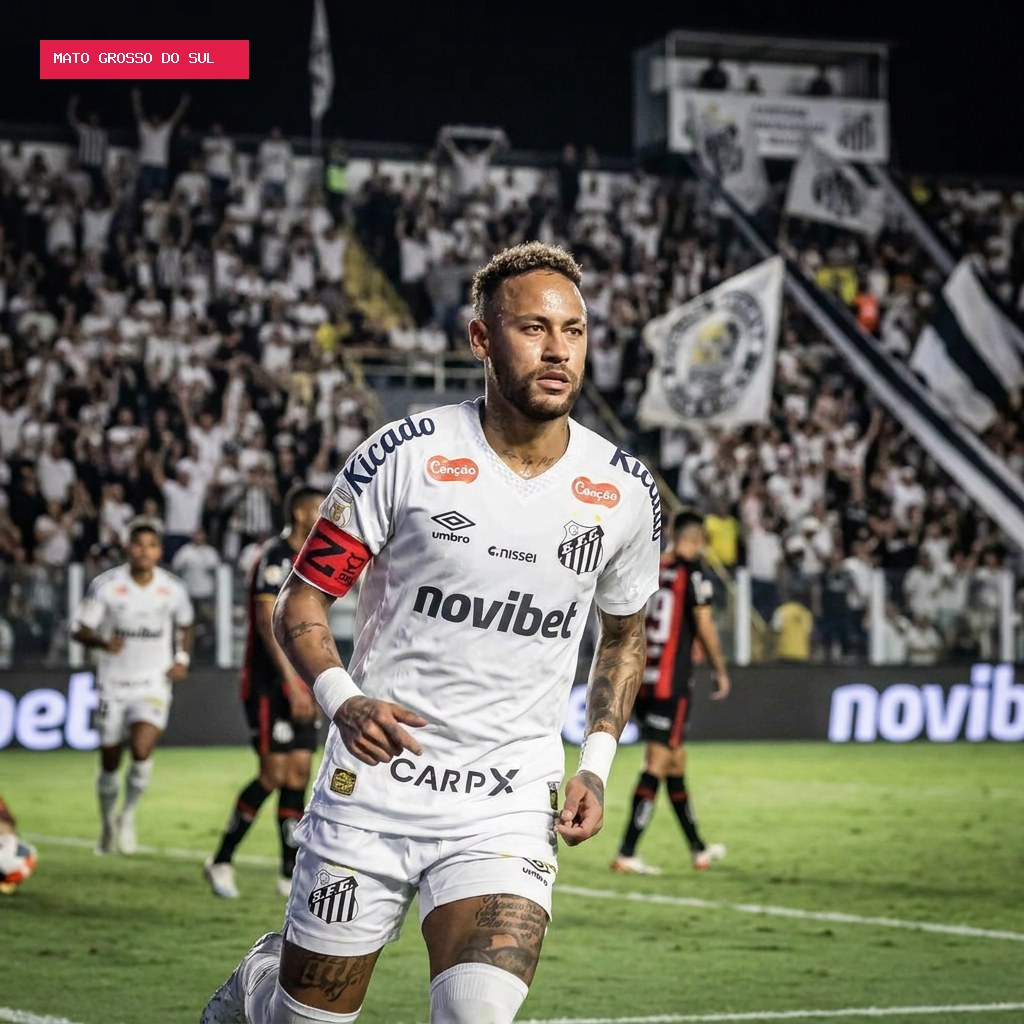 Neymar não viaja com Santos e deve ficar fora de clássico contra Palmeiras
