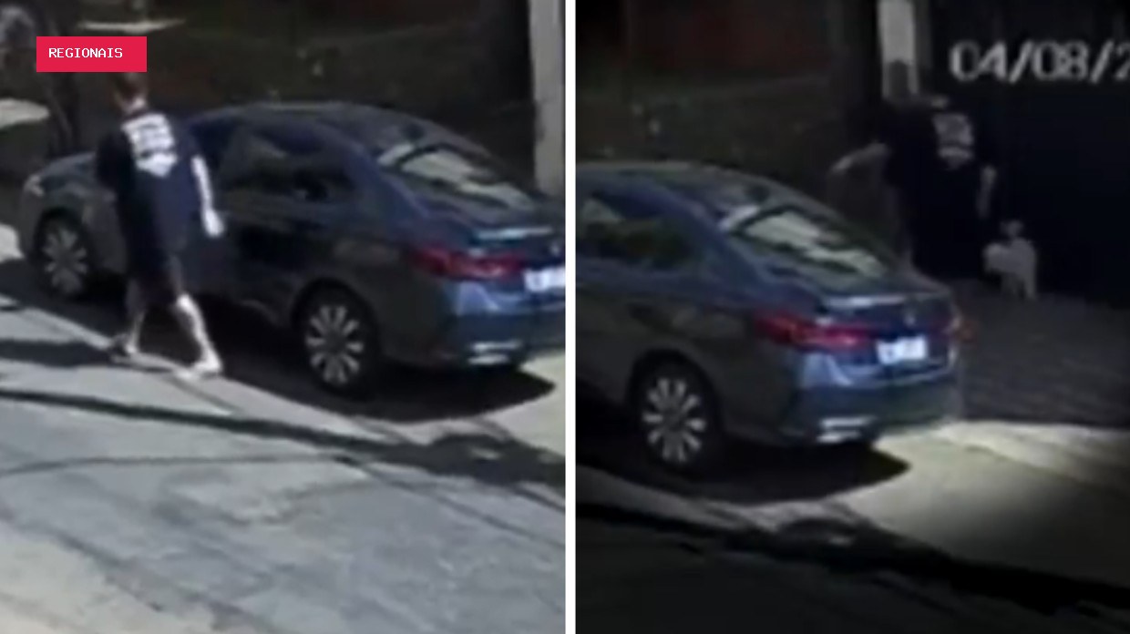 VÍDEO: Motorista agride homem de 71 anos por suposto arranhão em carro feito por cachorro em BH
