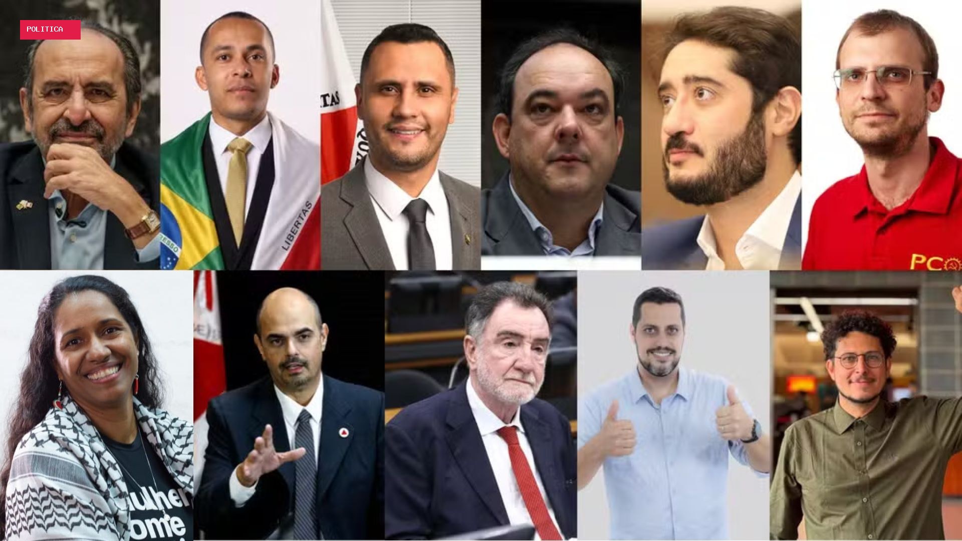 Quaest em MG, 1º turno: intenção de voto para governo por sexo, idade, escolaridade, renda, cor, religião e