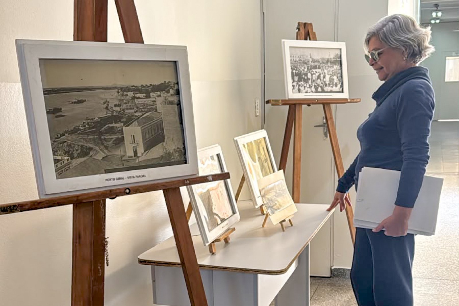 Exposição de fotos antigas no Paço Municipal de Corumbá