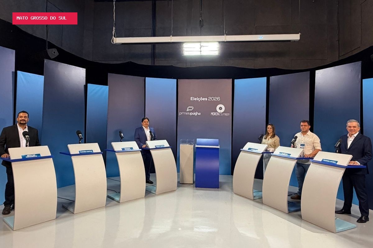 Debate ao Senado por MS reúne cinco candidatos; dois do PL ficam de fora