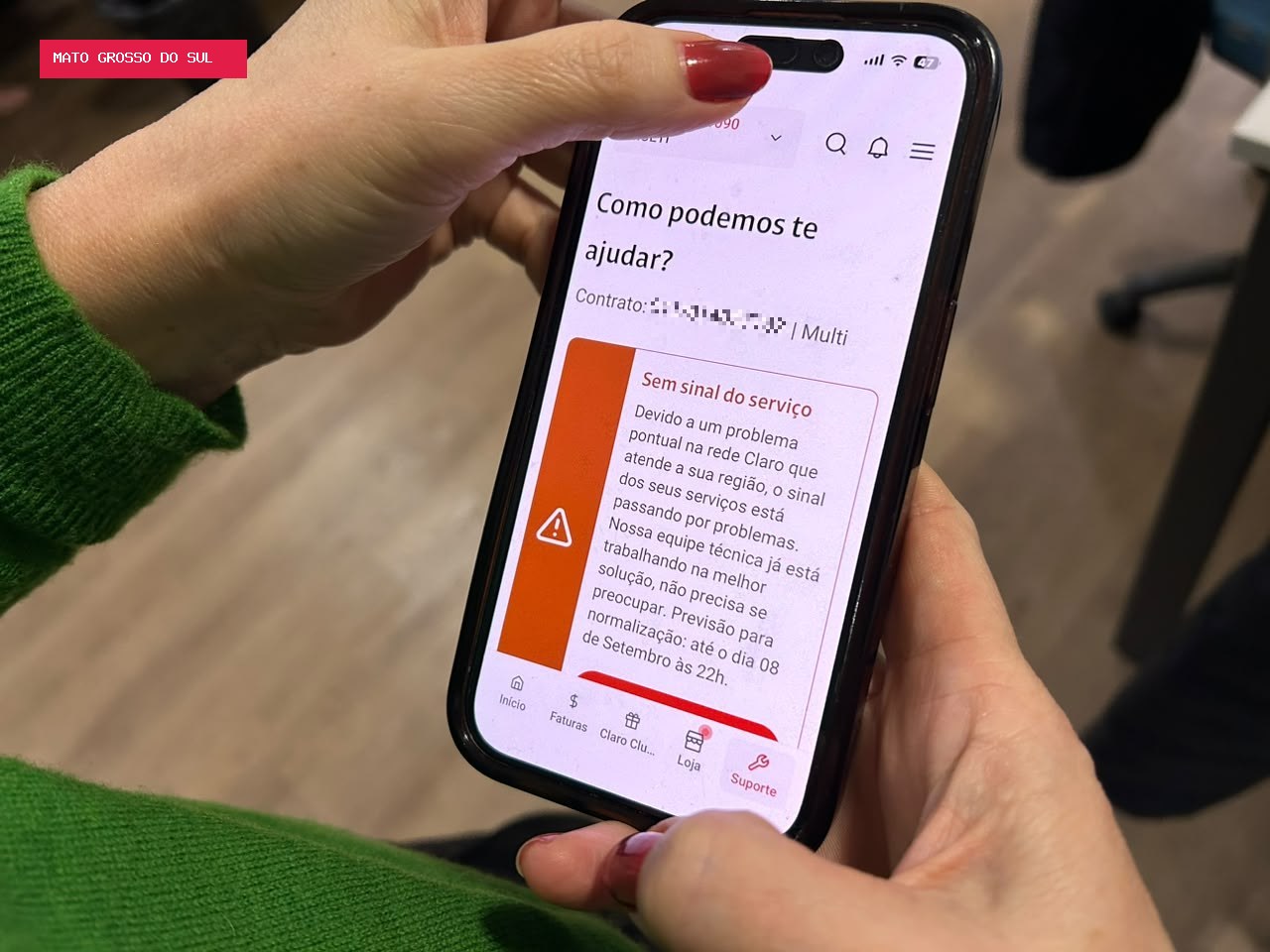Falha na rede da Claro deixa clientes sem internet e telefonia