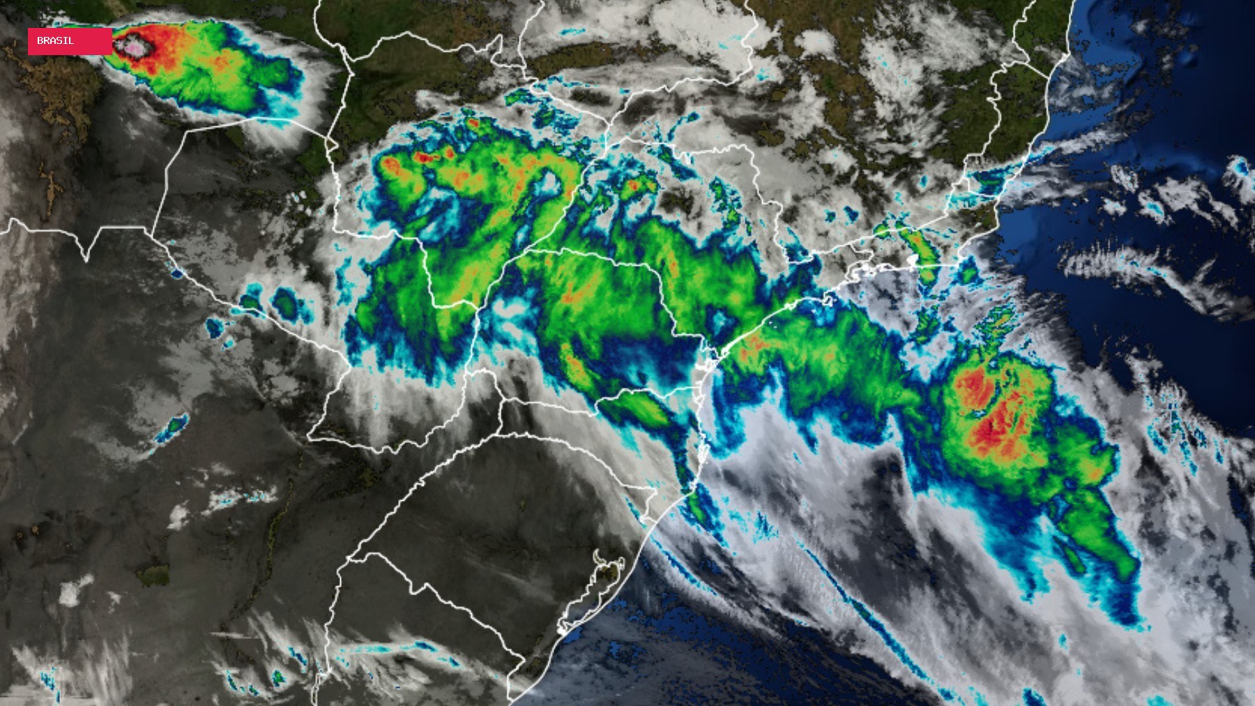 Ciclone pode provocar mais tempestades com ventos de 100 km/h no Paraná