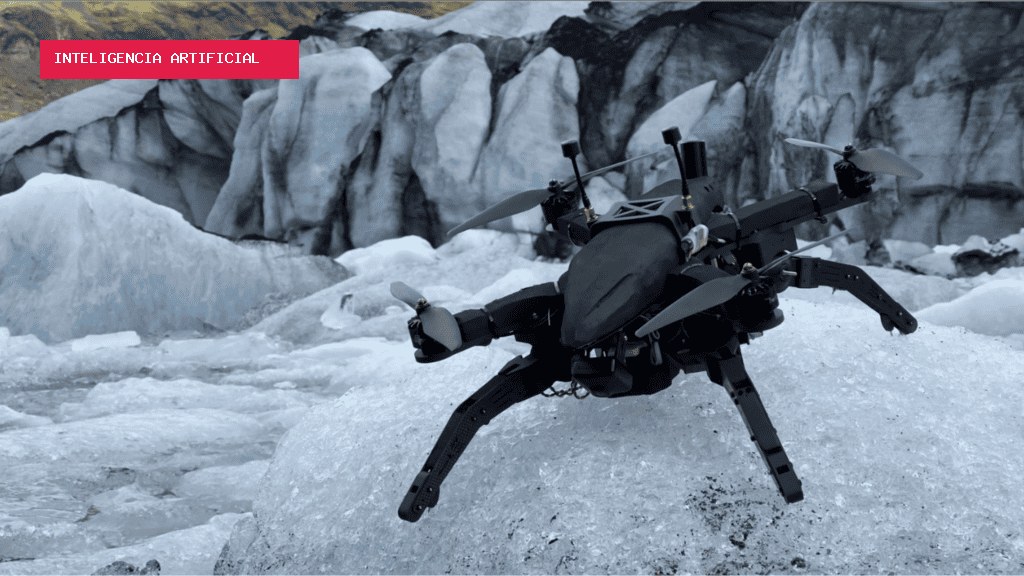 Drone com “garras” consegue pousar em icebergs e geleiras