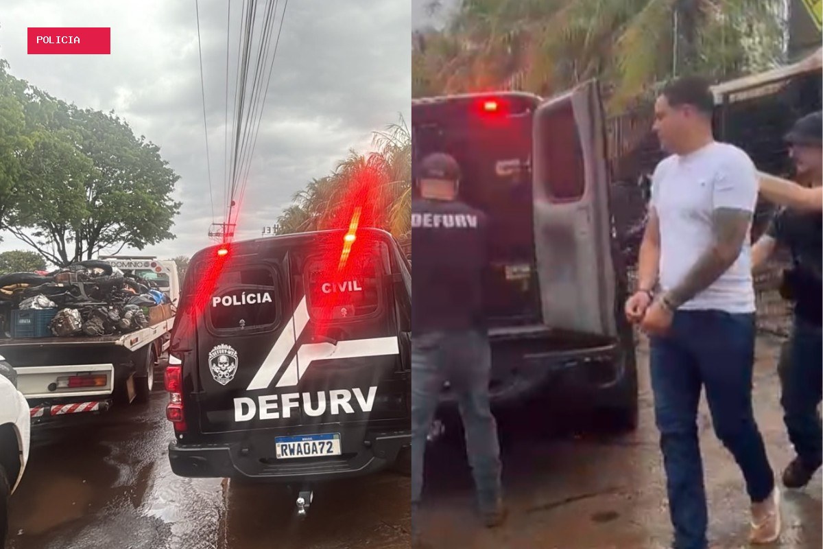 Casal e funcionário presos por usar oficina como desmanche de motos roubadas são soltos em MS