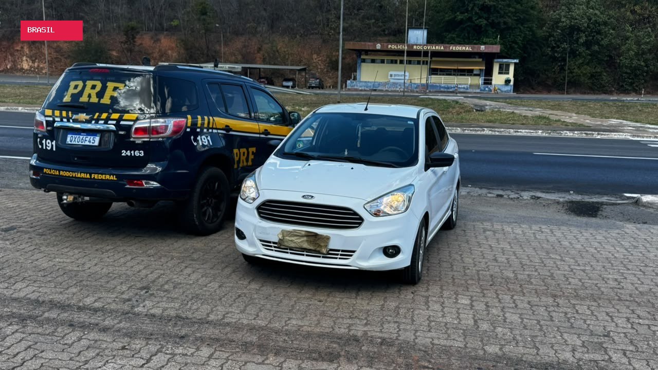 Homem é preso na BR-251, em Montes Claros, com carro roubado em SP