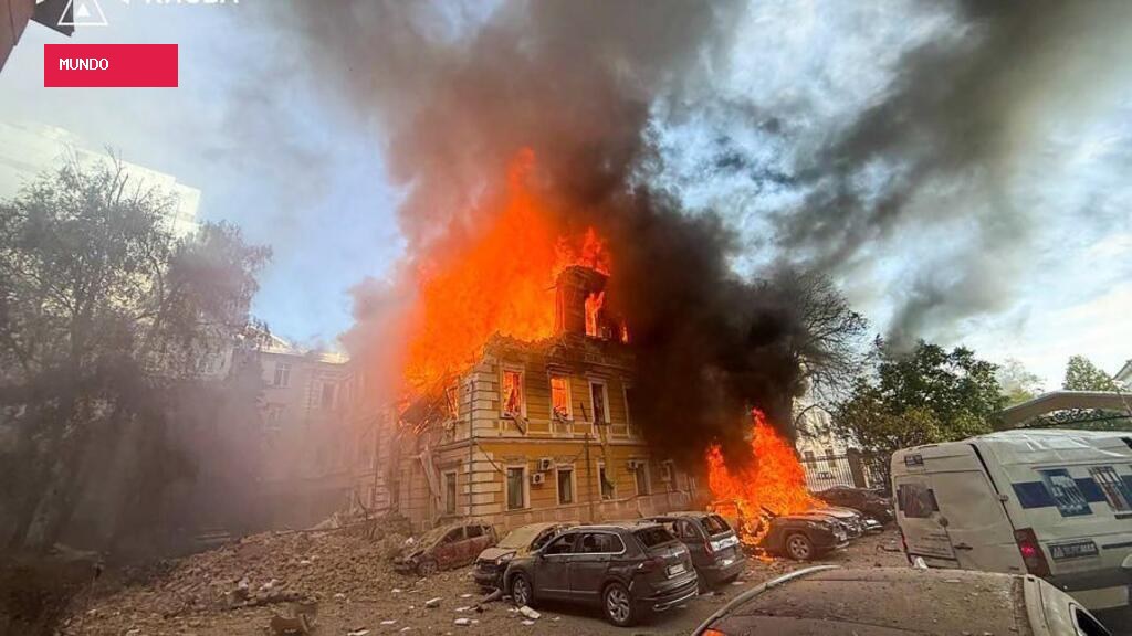 Kiev sofre novo ataque em larga escala um dia após bombardeio russo à histórica Academia de Ciências