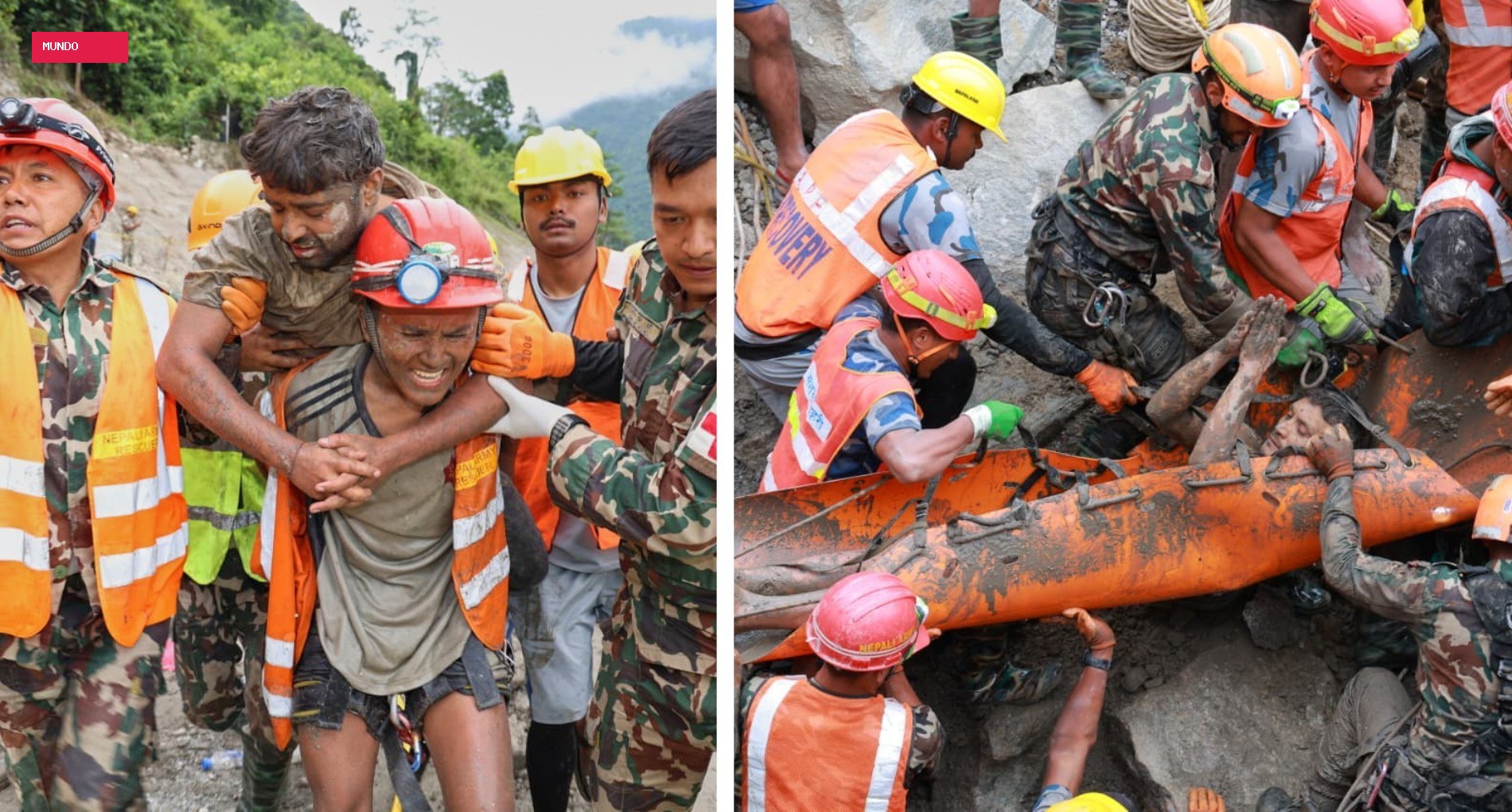 Nepalês resgatado em túnel 9 dias depois da avalanche diz que ficou preso para salvar colegas: 'Não seria