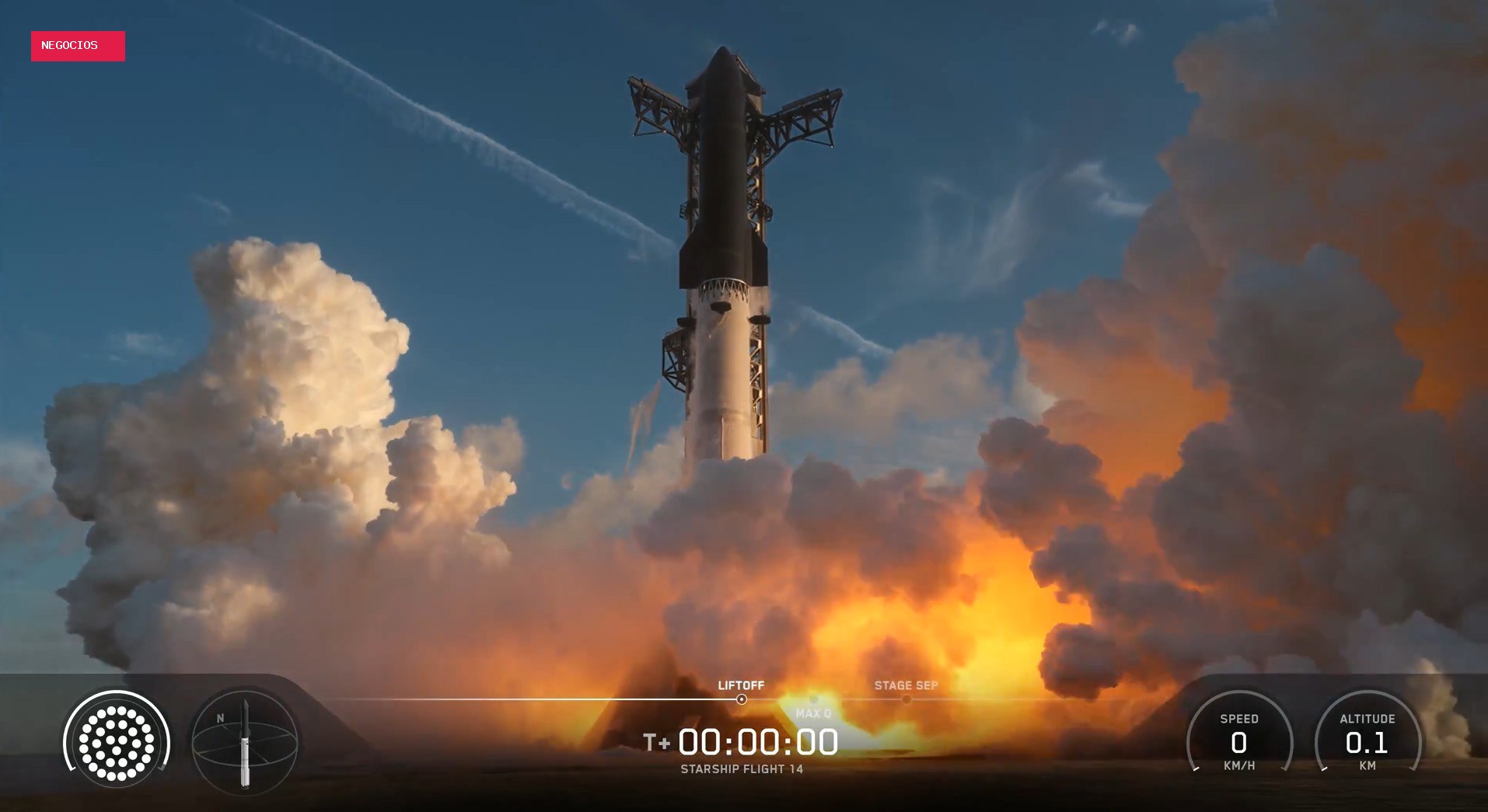 SpaceX lança Starship em missão que coloca nave em órbita da Terra pela 1ª vez