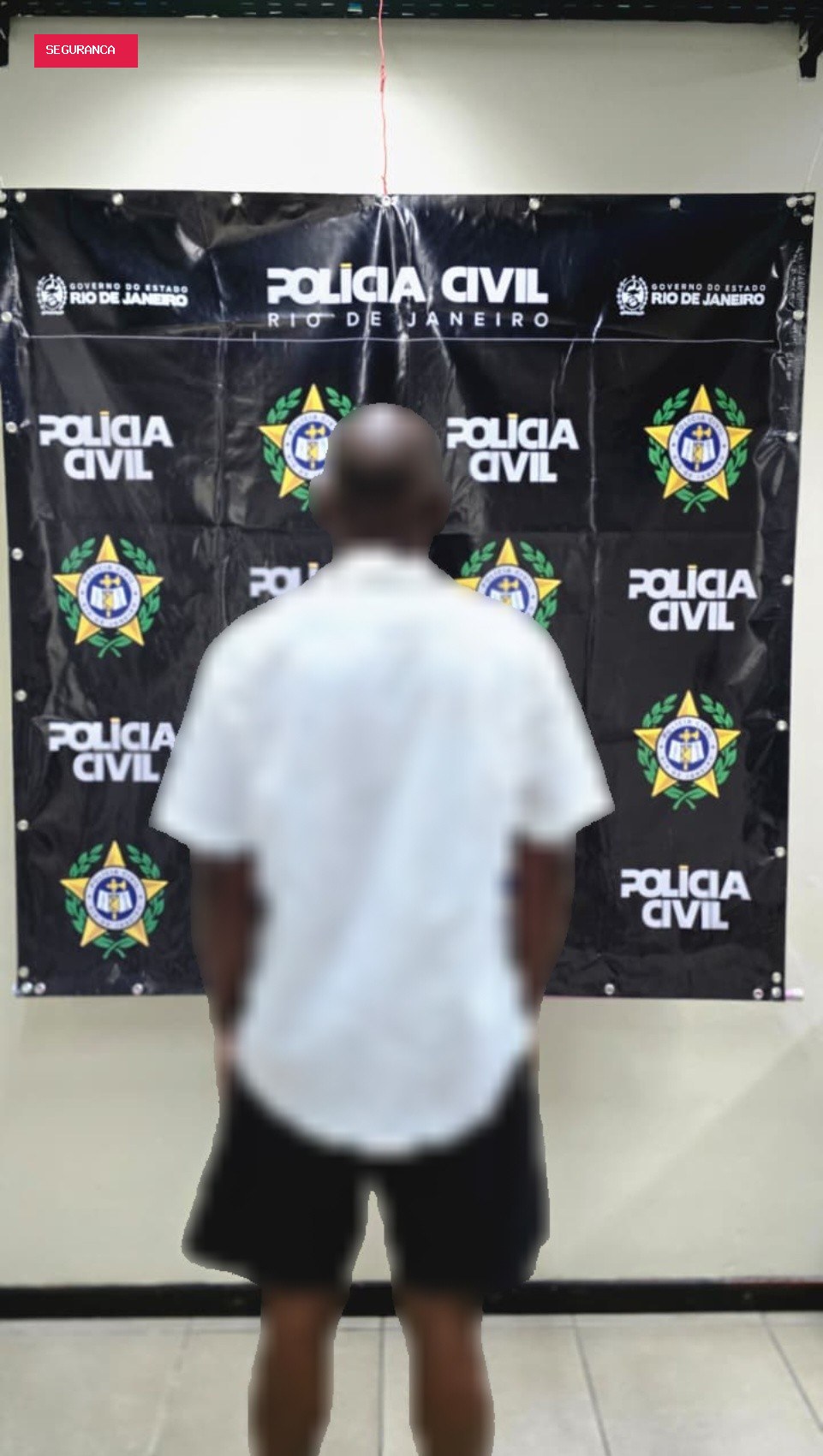 Homem é preso em Santo Antônio de Pádua suspeito de bater cabeça da ex-companheira contra parede