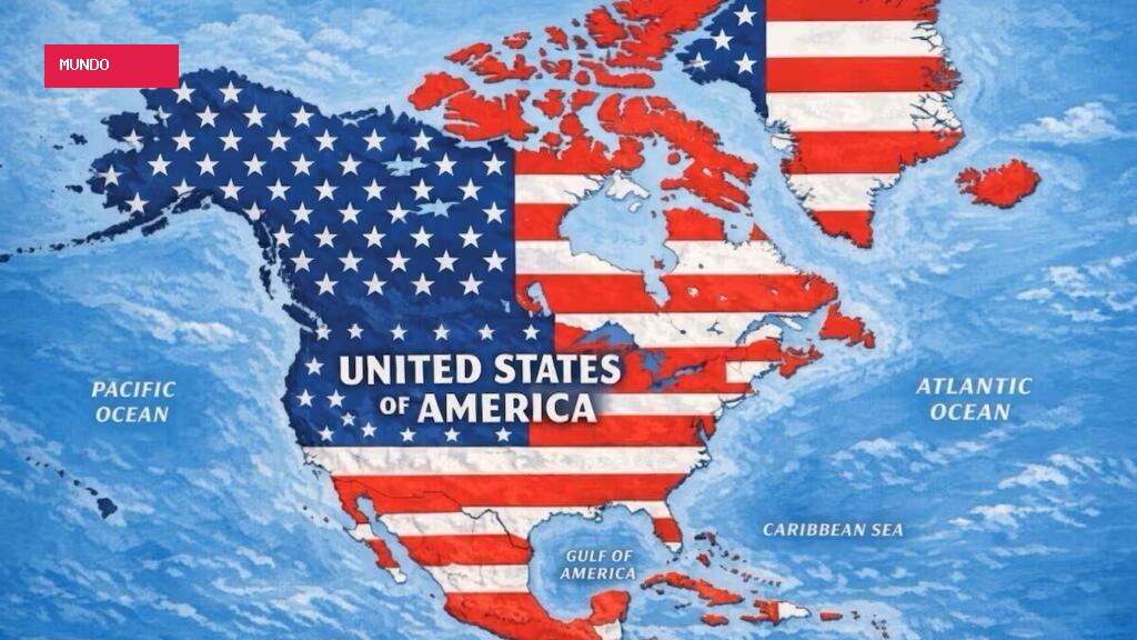 Islândia convoca embaixador norte-americano após Trump publicar mapa de países com bandeira dos EUA