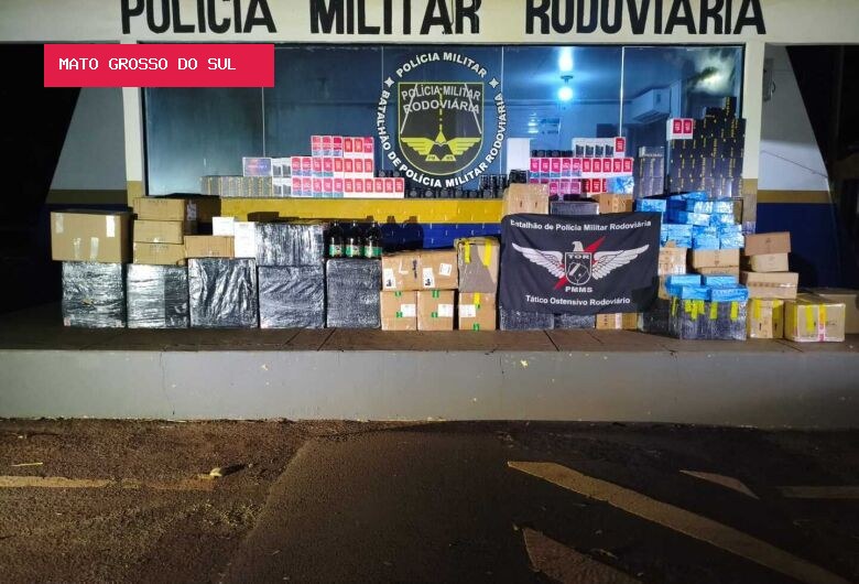 Três veículos com R$ 827 mil em mercadorias do Paraguai são apreendidos em Dourados