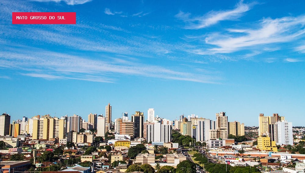 MS terá calor e temporais antes de frente fria derrubar as temperaturas