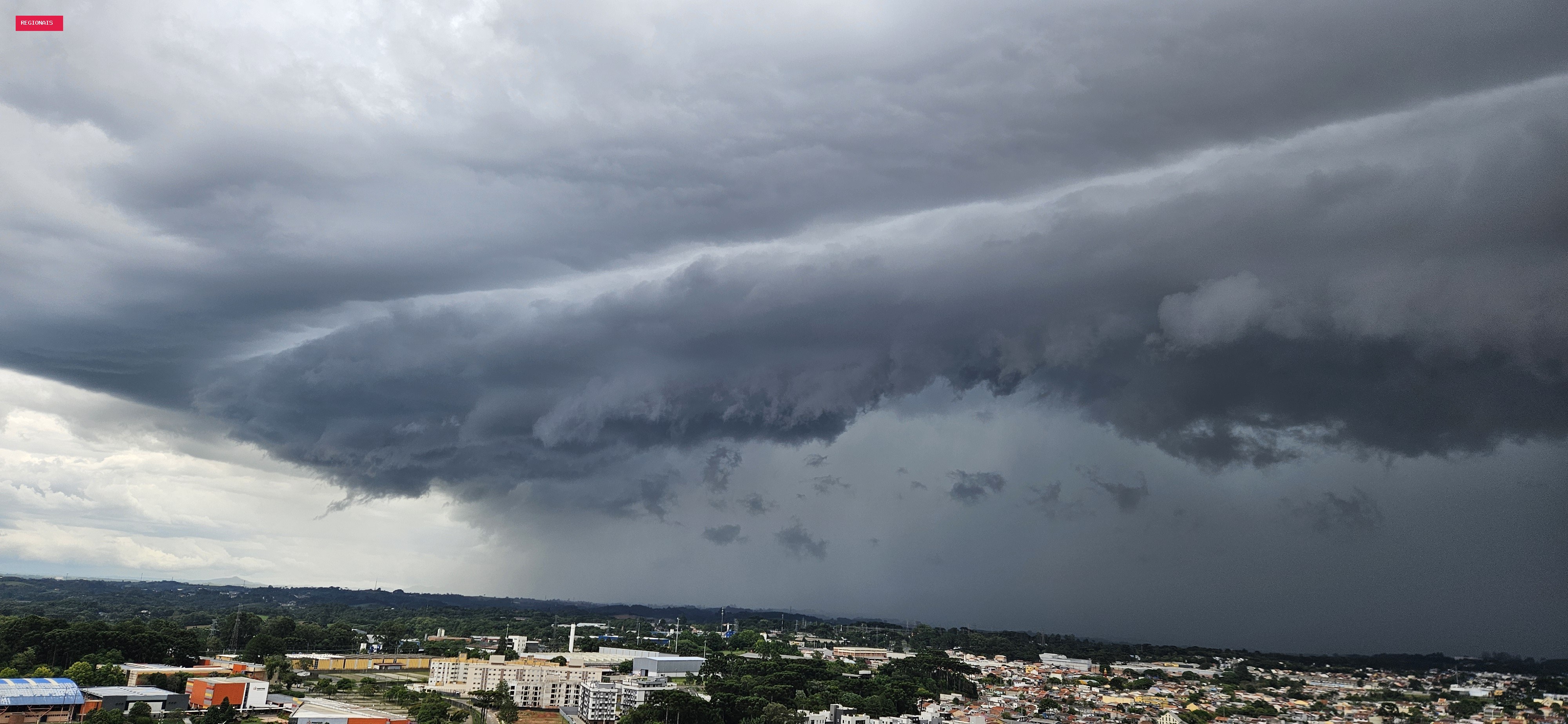 Paraná recebe alerta de tempestades, ventos de 85 km/h e chuva acima da média; saiba onde