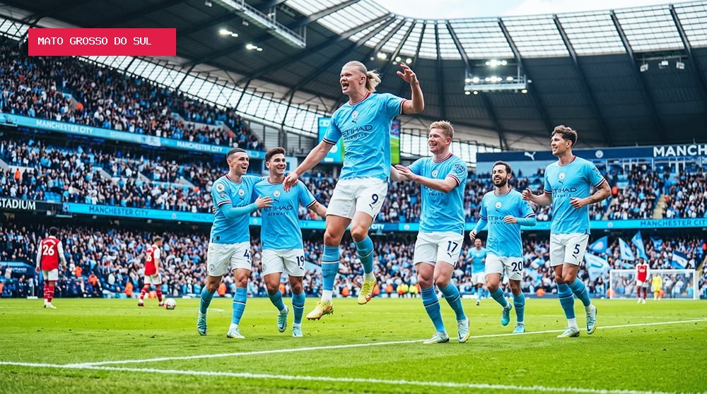 Manchester City vence Sunderland por 5 a 3 e mantém liderança da Premier League