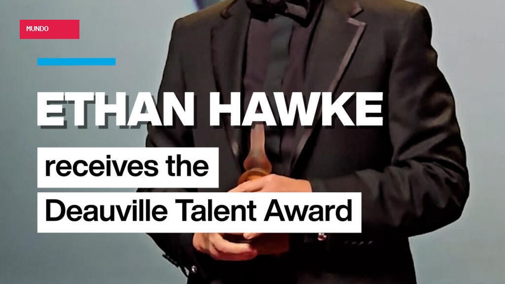 Ethan Hawke receives the Deauville Talent Award