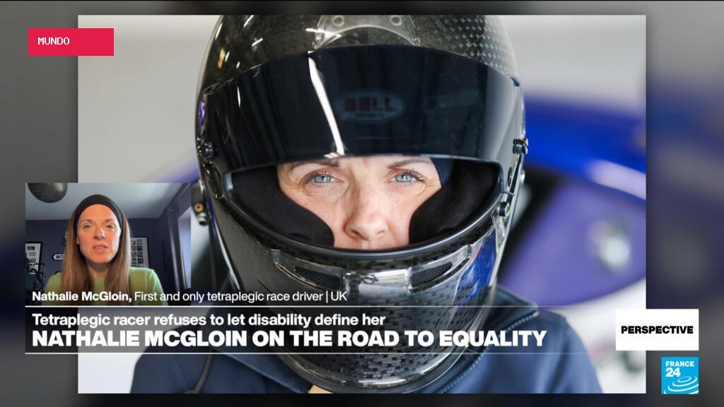 World's only female tetraplegic racing driver on 'making the most' of what she's got