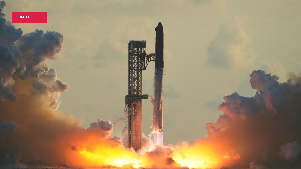 Megafoguete Starship do trilionário Elon Musk alcança a órbita terrestre pela primeira vez