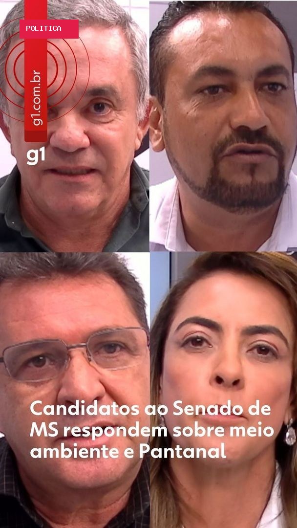 O que os candidatos ao Senado de MS disseram no debate do g1