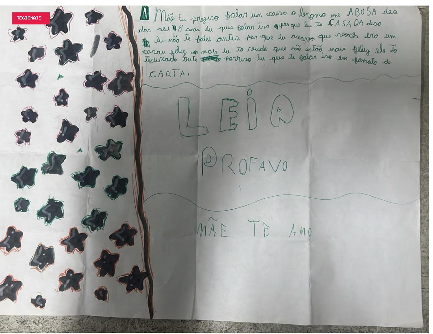 Carta de menina à mãe para denunciar estupro pelo padrasto: o que se sabe e o que falta esclarecer