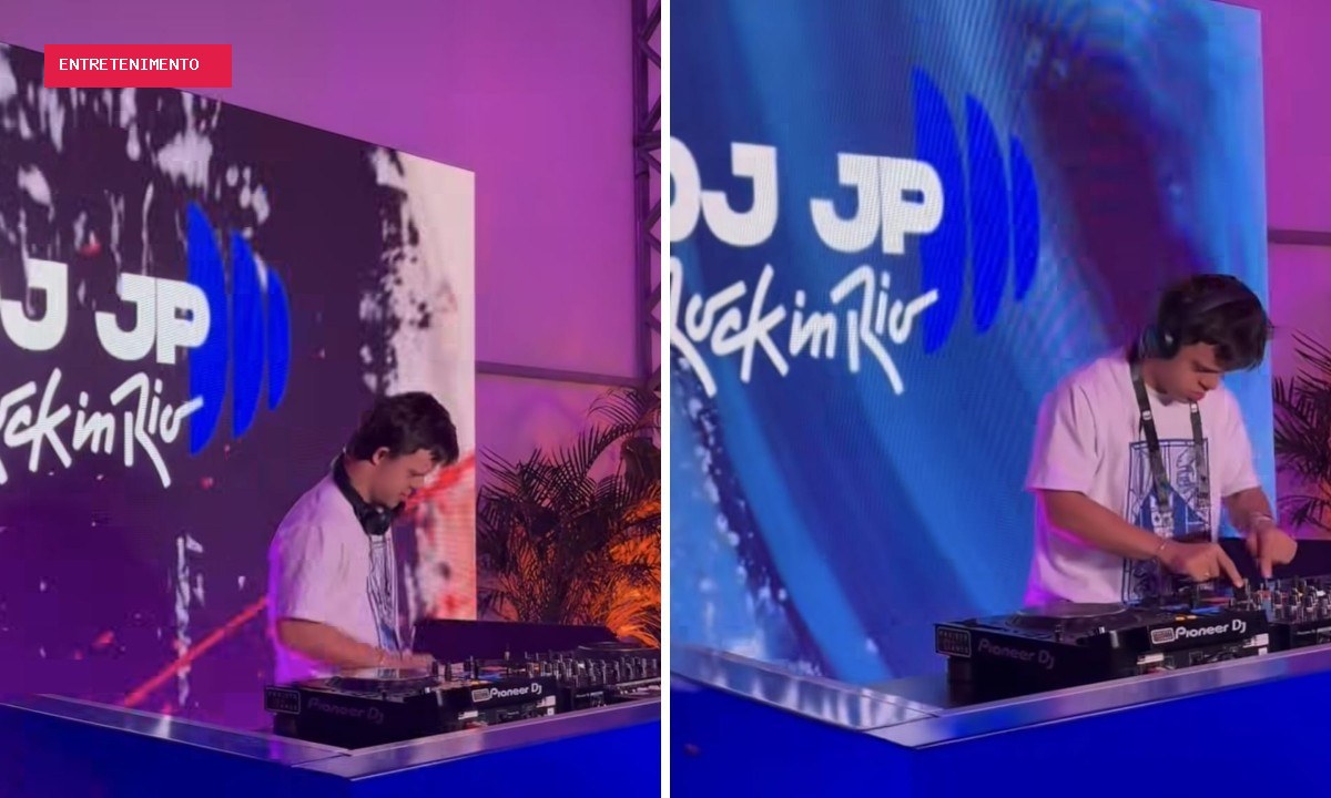 Primeiro DJ com síndrome de Down a se apresentar no Rock in Rio, JP transforma paixão pela música em