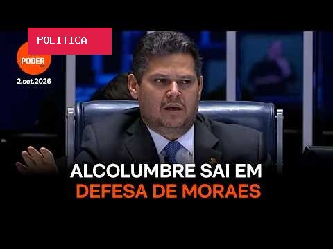 Alcolumbre sai em defesa de Moraes e cita R$ 130 mi de “Dark Horse”