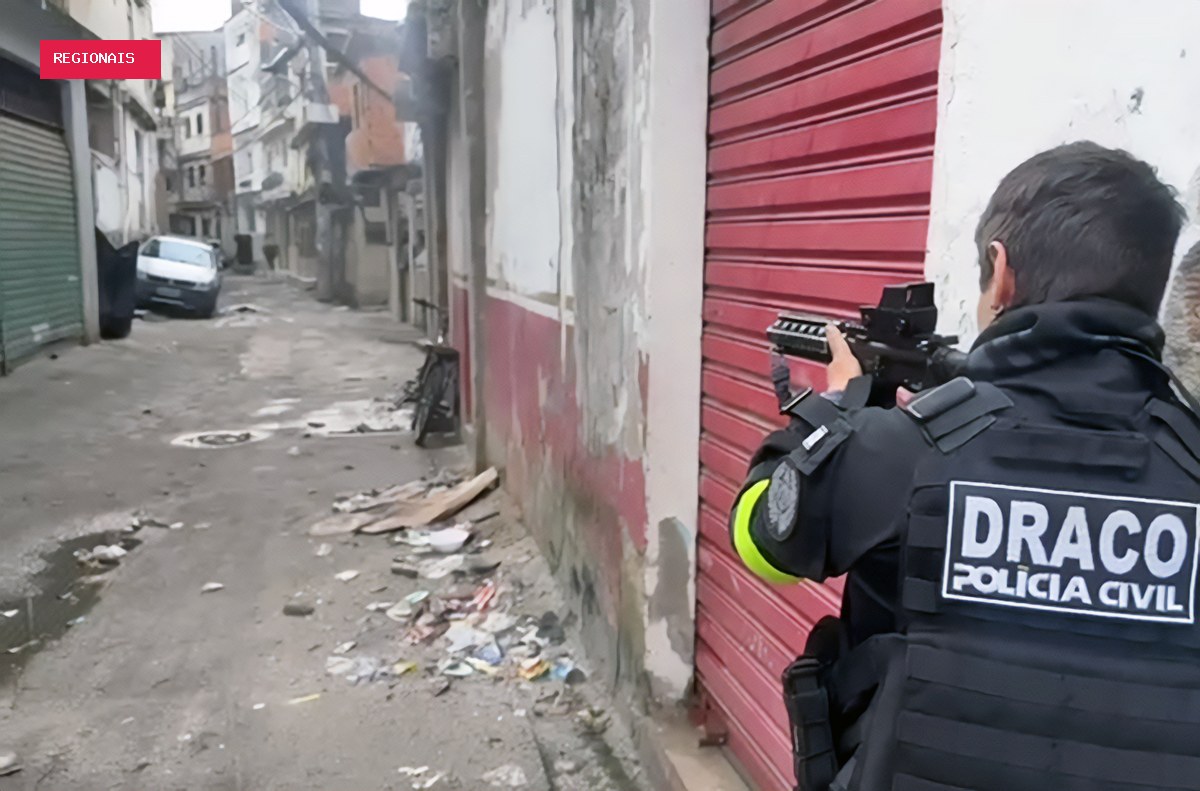 Polícia Civil faz operações contra o Comando Vermelho no Rio e em Magé