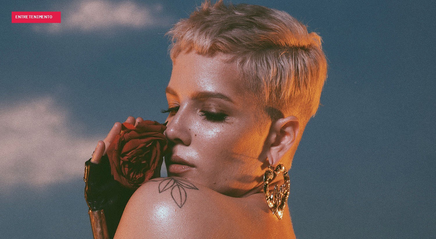 Prestes a se apresentar no Rock in Rio, Halsey diz que está com uma 'infecção pesada no rosto' e 'se