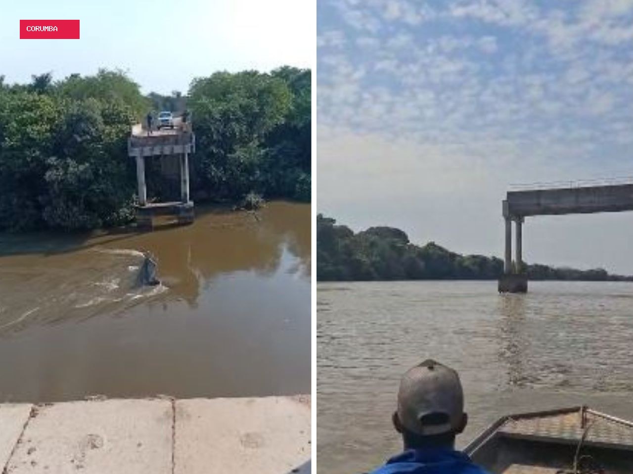 Governo decreta emergência em 3 cidades após colapso de ponte no Rio Taquari em MS