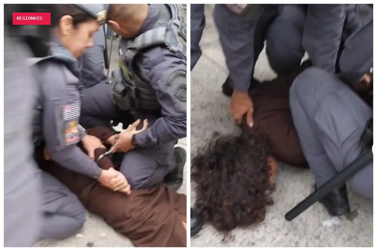 Apoiadora do PSOL denuncia abordagem violenta da PM durante panfletagem em saída de metrô em SP