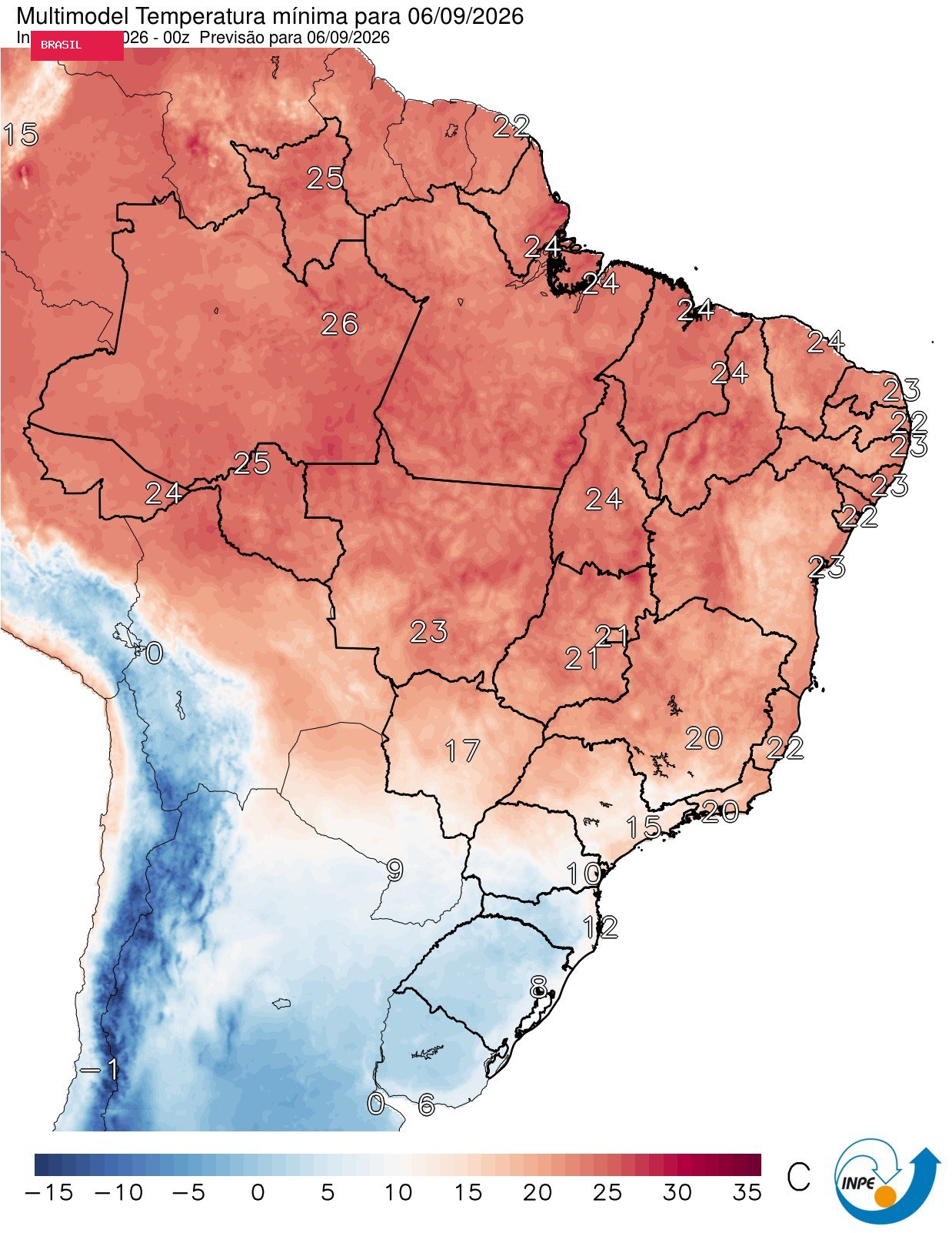 Frio ganha força no Centro-Sul neste domingo; chuva atinge Sudeste e Centro-Oeste