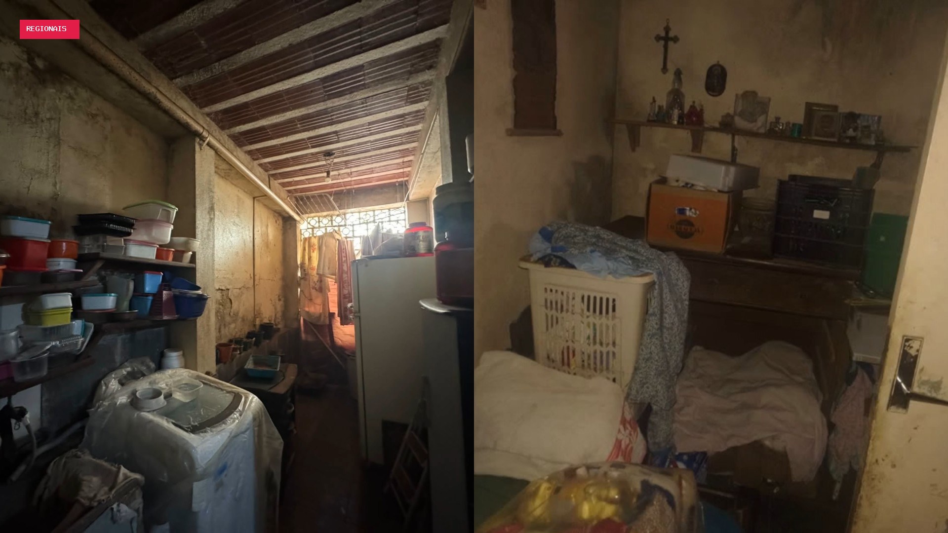 Quarto minúsculo e banheiro precário: onde viviam idosas resgatadas de trabalho escravo em BH