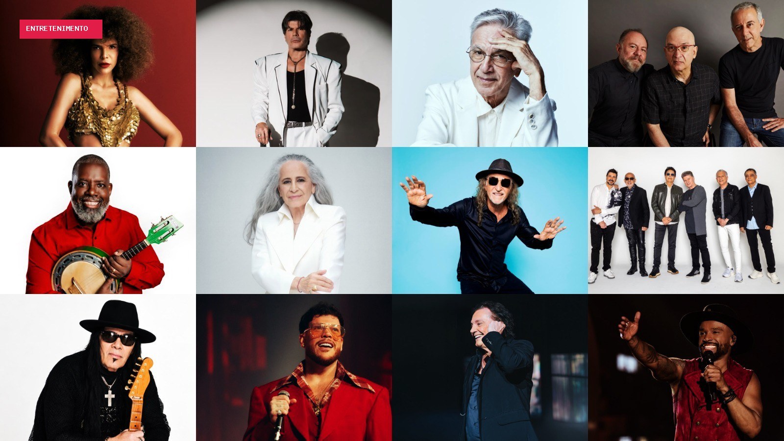Caetano Veloso e Maria Bethânia são destaques do 'line-up' da quarta edição carioca do festival 'Clássicos