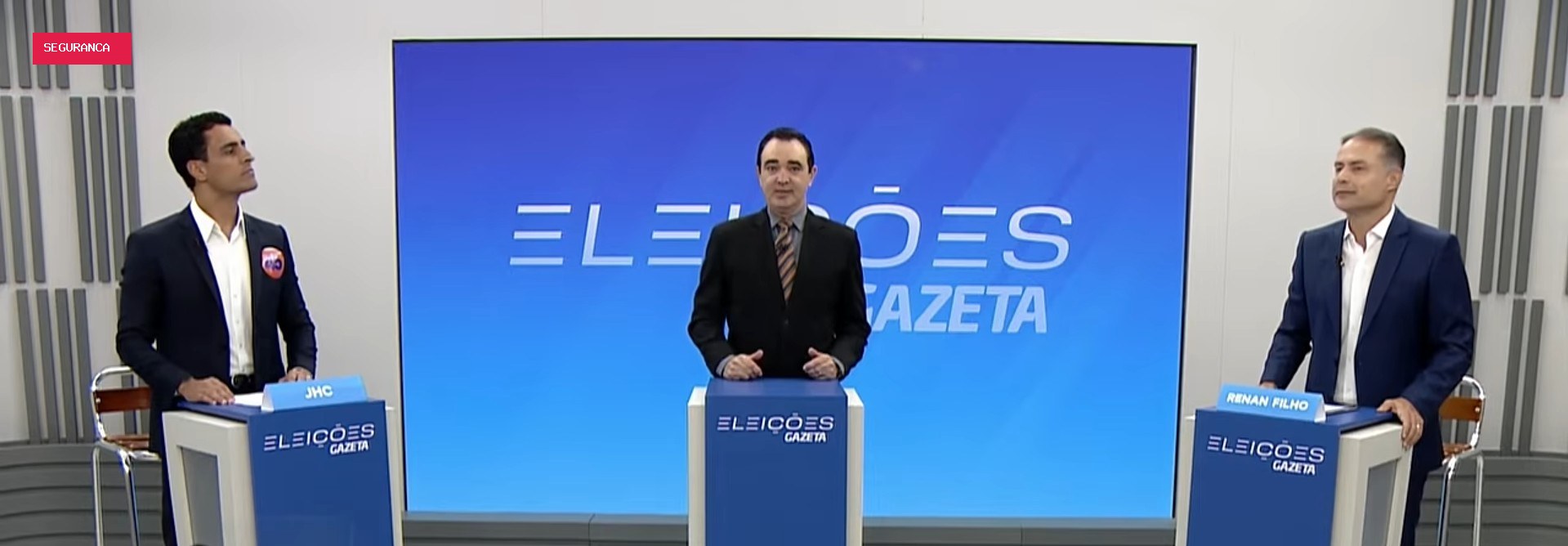 Primeiro debate para governo de AL tem acusações de 'fura-fila', Banco Master e provocações sobre IA