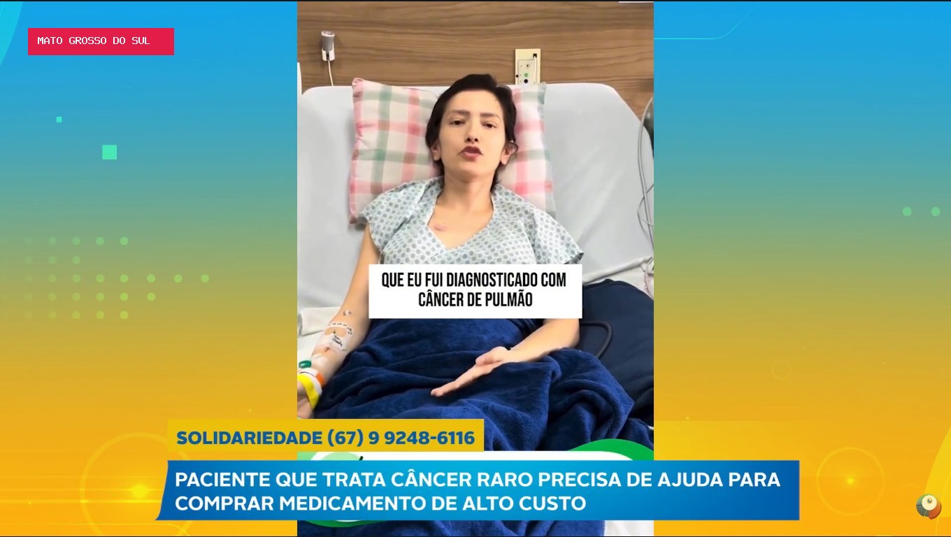 Paciente trata câncer raro e precisa de ajuda para custear tratamento caríssimo