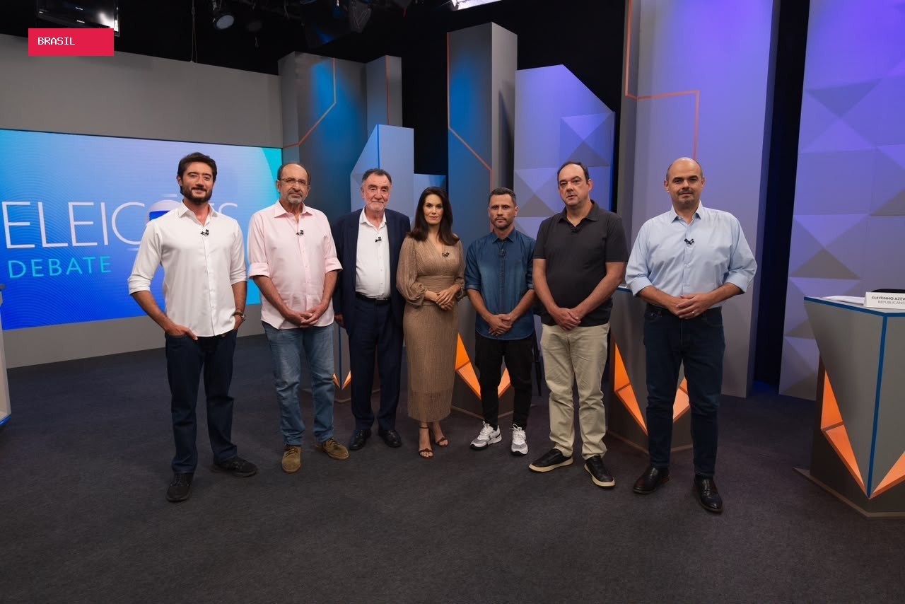 Candidatos ao governo de MG participaram de debate da TV Globo