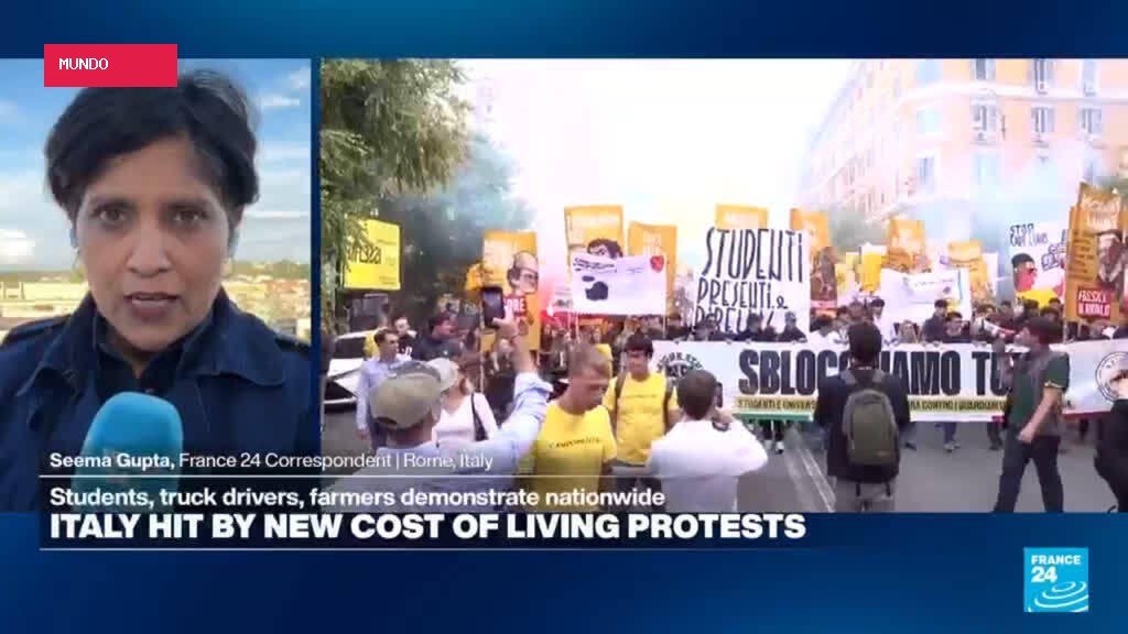 Italy hit by new cost of living protests