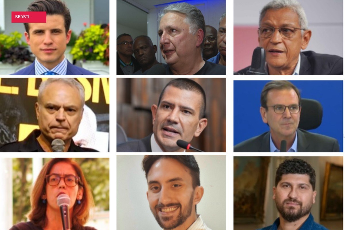 Por onde passaram os candidatos ao governo do RJ? Levantamento mapeia agendas no 1º turno