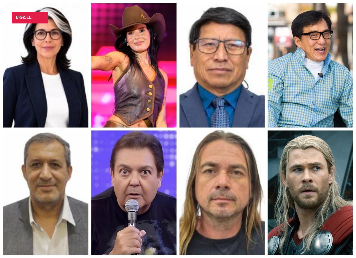 Anna Castella, Faustão, Jackie Chan, Prince e Magayver: os homônimos dos famosos que se aventuraram nas