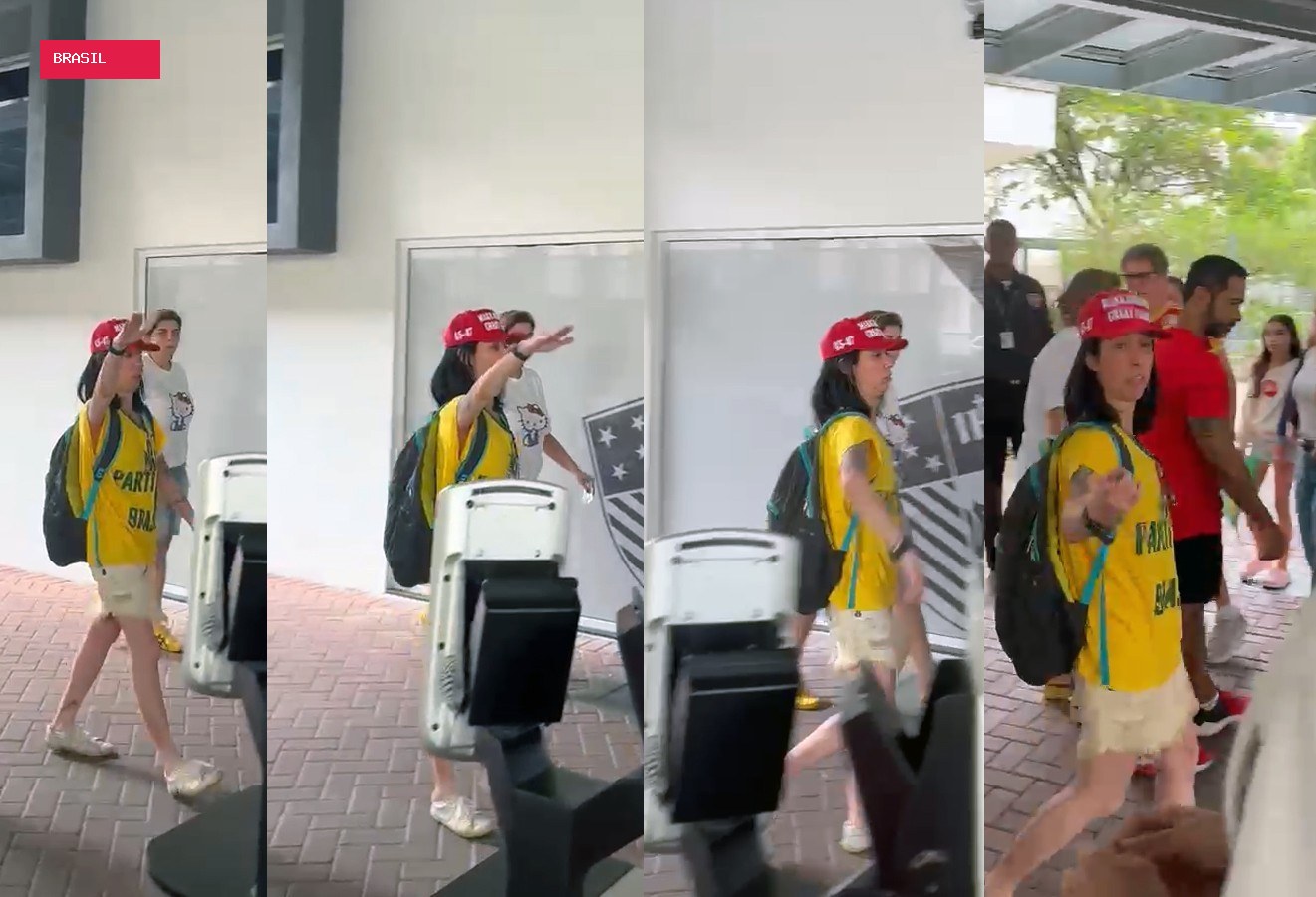 Eleitores denunciam mulher fazendo saudação nazista após votar no Rio
